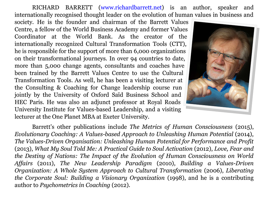 Richard Barrett Bio